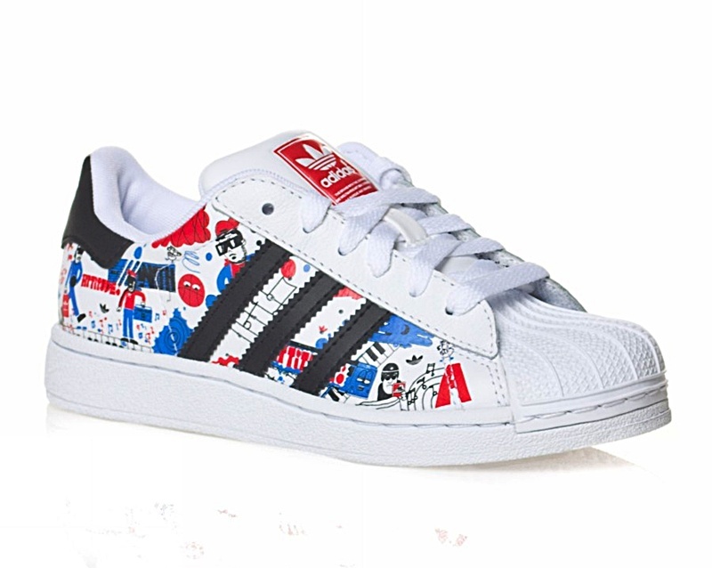 Adidas Superstar Graph Niñ@ (blanco/negro)