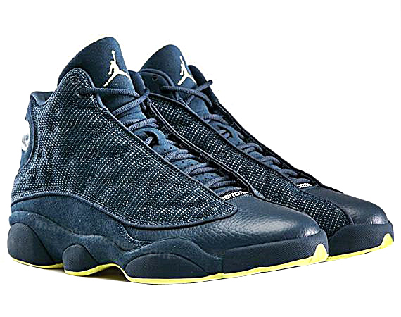 jordan 13 retro blanco con azul