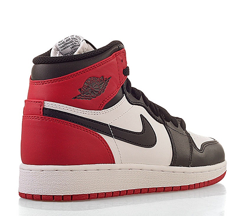 jordan 1 rojo con blanco