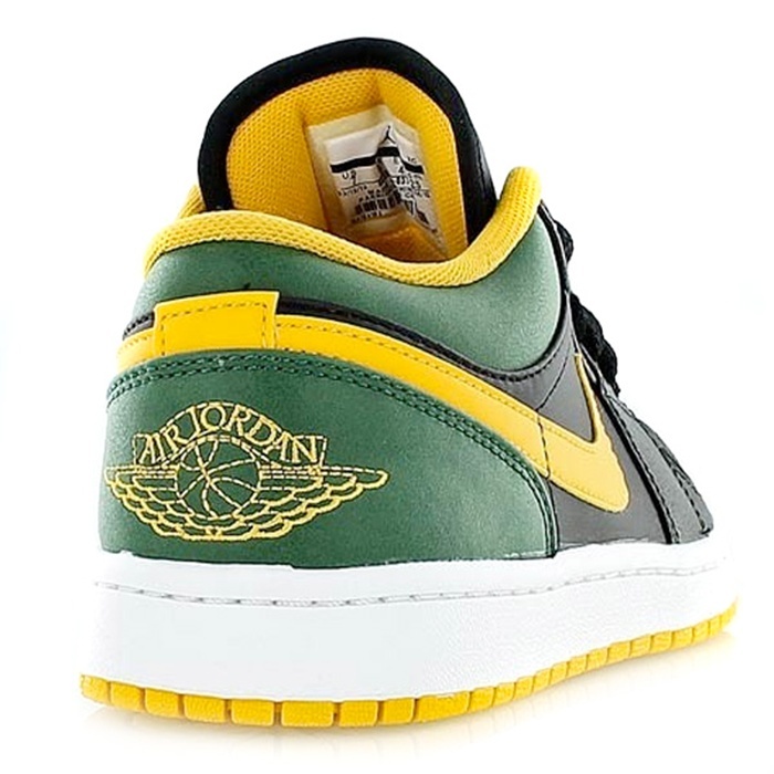 nike jordan negro con amarillo