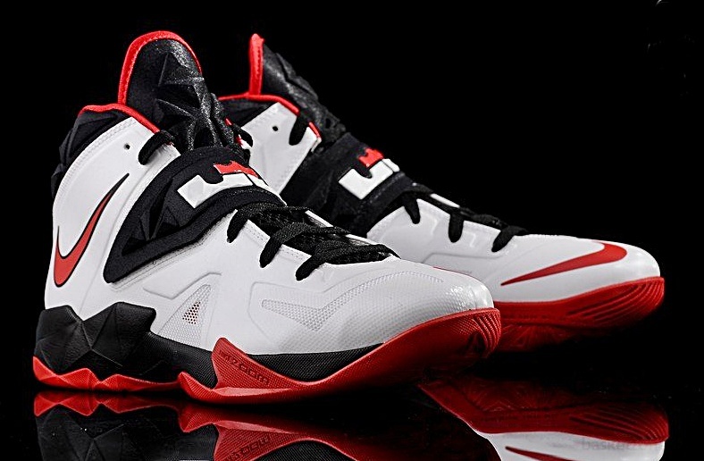 lebron zoom soldier vii usab home 100 blanco rojo negro