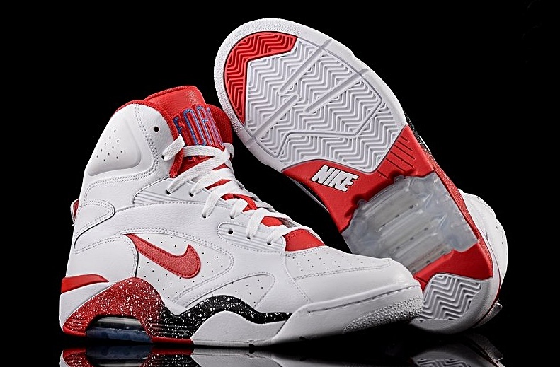 Portero Costa erupción Nike Air Force 180 Mid "Charles Barkley" (101/blanco/rojo/azul)