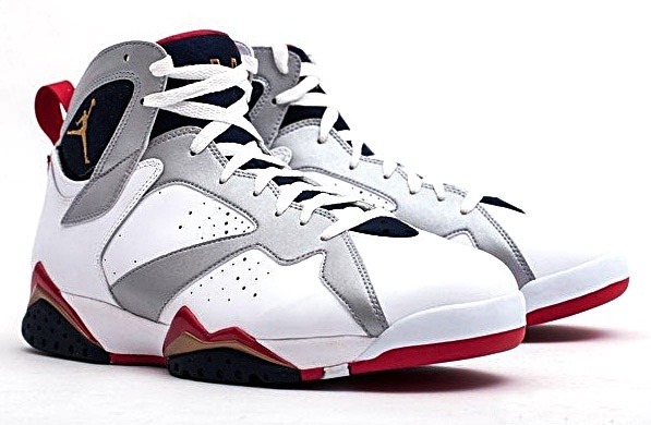 jordan 7 blanco con rojo