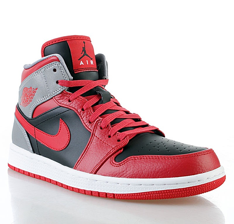 jordan 1 rojo con blanco