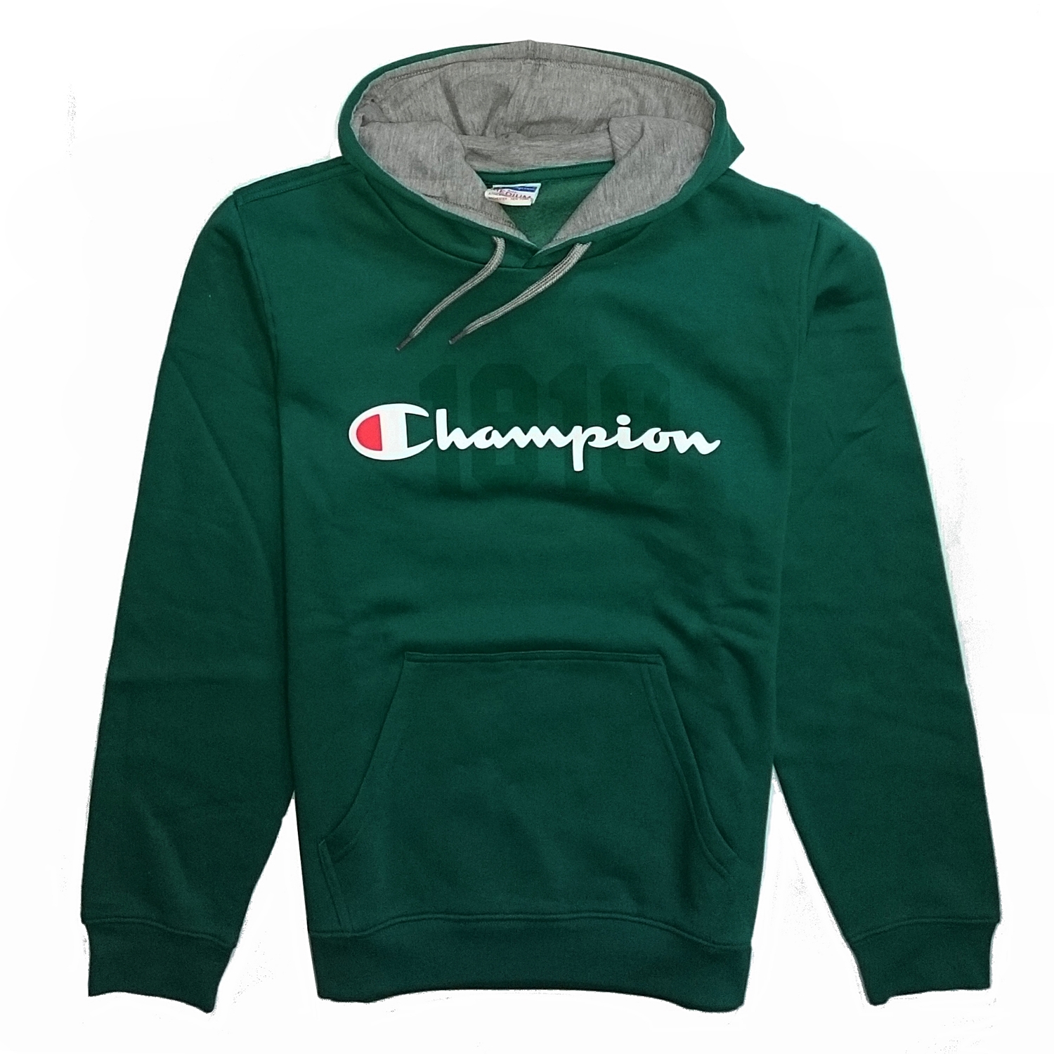 Champion Sudadera Authentic 1919 Logo Easyfit (verde/blanco)