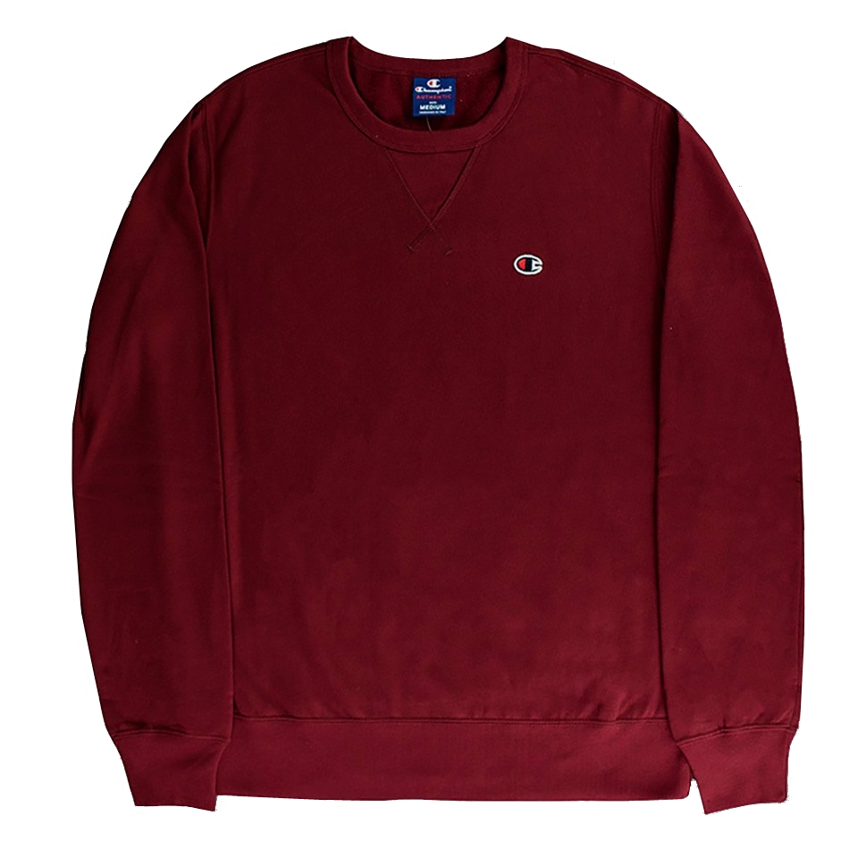 Champion Athletic Crewneck Small Logo (Burgundy)
