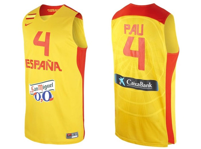camiseta de pau gasol