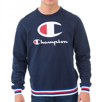Champion Athletic Crewneck Sweats Junior (Navy/white)