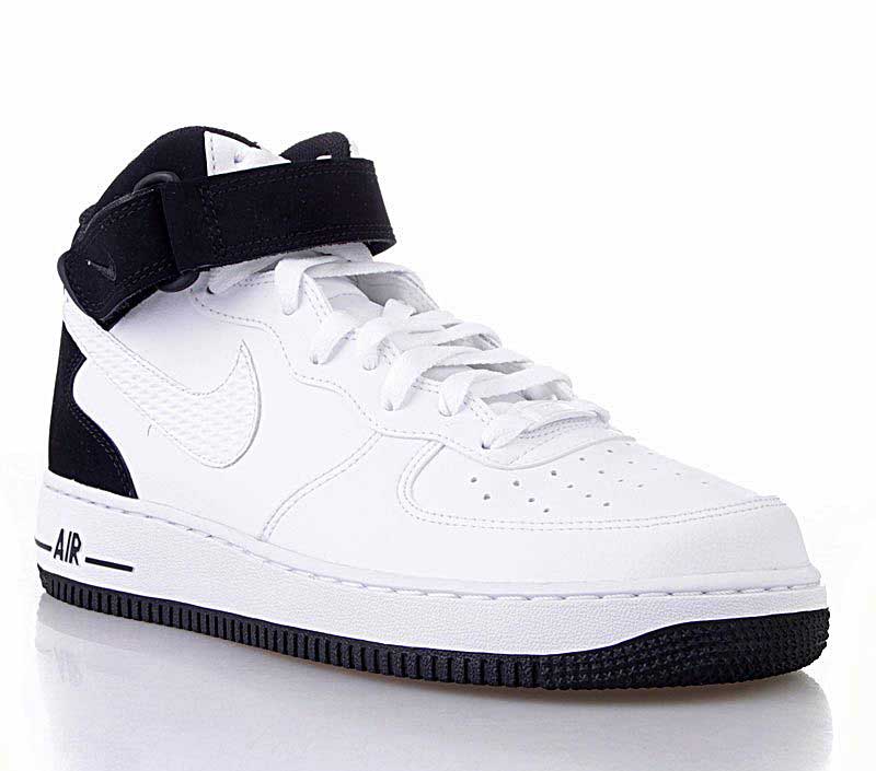 nike air force 1 blancos con negro