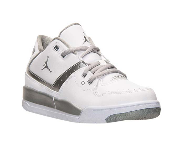 jordan blancos con gris