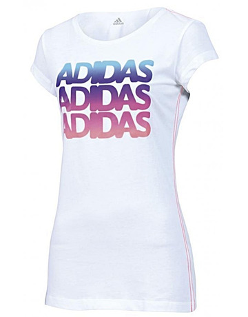 Adidas Camiseta Rainbow (blanco)