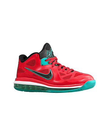 Lebron 9 Low  "Liverpool" (601/rojo/negro/turquesa)