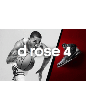 Adidas Derrick Rose 4 "Shakes" (negro/gris/rojo)