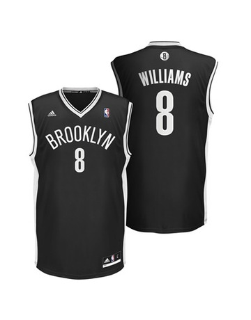 Adidas Camiseta Réplica Deron Willians Nets (negro/blanco)