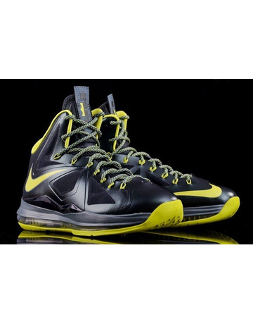 LeBron X "Dunkman" (300/negro/verde lima/gris)