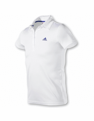Adidas Polo Girls Response Traditional (blanco/azul)