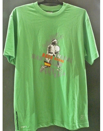 Nike Camiseta Tennis Cotton Graphic Niño (verde)