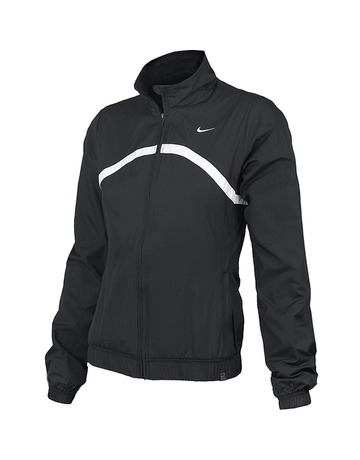 Nike Chaqueta Mujer Border Woven Tennis Jacket (010/negro)
