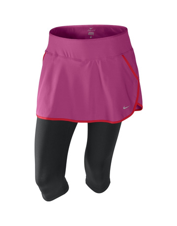 Nike Dri-FIT Women's Running Skapris (negro/fucsia)