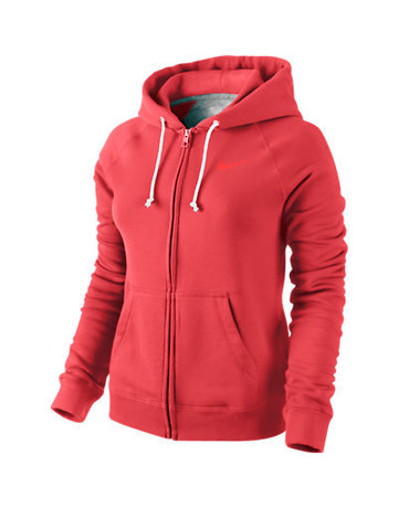 Nike Chaqueta Solid FZ Hoody Mujer (664/rojo)