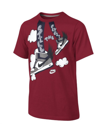 Nike Camiseta Bball Sneaker DNA (8-15 años)(654/rojo)
