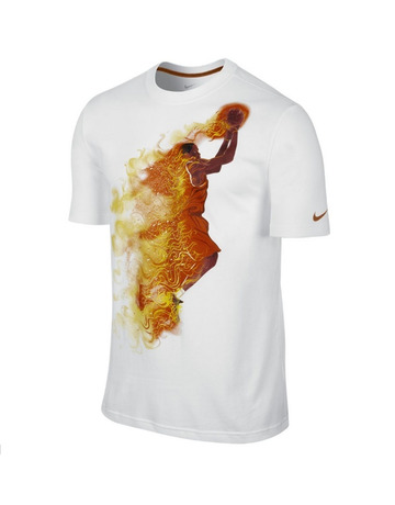 Camiseta Kevin Durant On Fire (100/blanco/dorado)