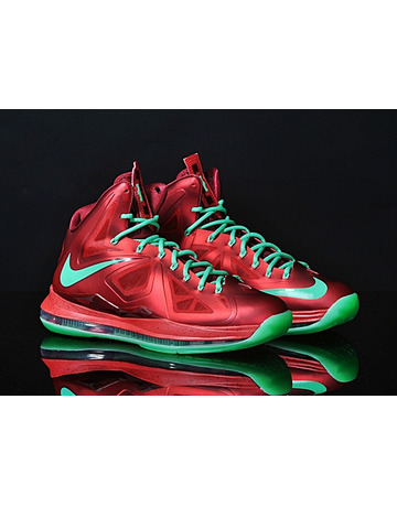 Lebron X "Christmas 2012" (600/rojo/verde)