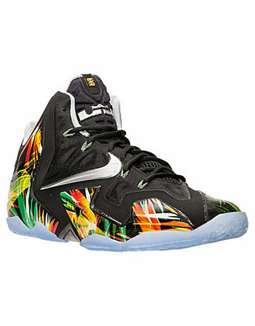 Lebron XI "Everglades" (006/negro/amarillo/verde)