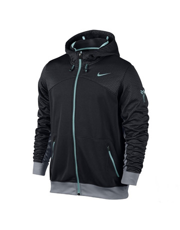 Sudadera Cap Kobe Dominator Hero Full-Zip (010/negro/menta/gris)