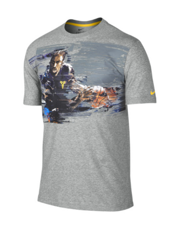 Kobe Speed Imagery Camiseta (063/gris/amarillo)