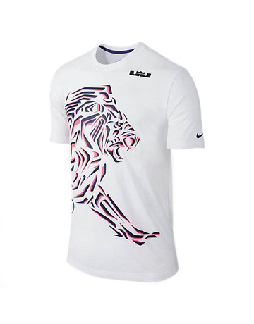 Camiseta Lebron Lion (101/blanco/morado)