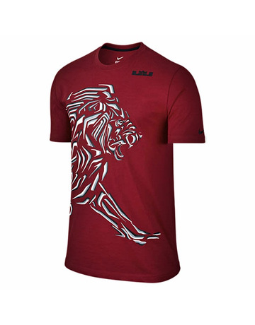 Camiseta Lebron Lion (687/rojo/blanco)