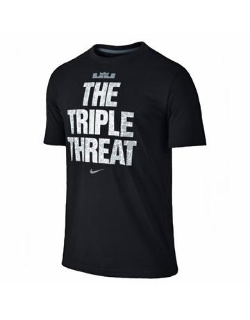 Camiseta Lebron "The Triple Threat" (010/negro/gris)