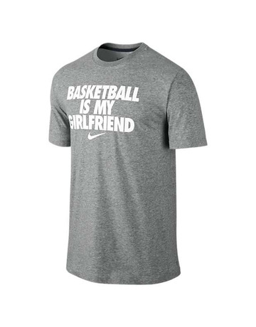 Camiseta Basket Nike Sgx "Basketball Is My Girlfriend" (063/gris)