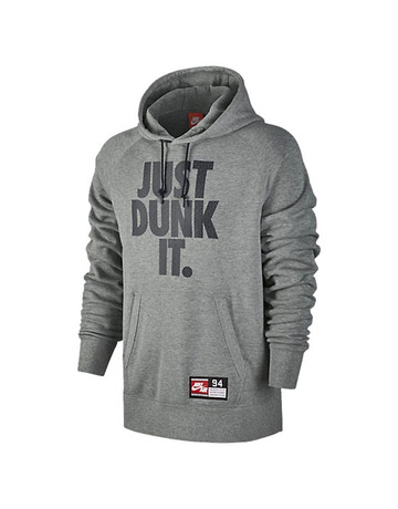 Sudadera Capucha Nike AW77 Basketball Graphic (063/gris)