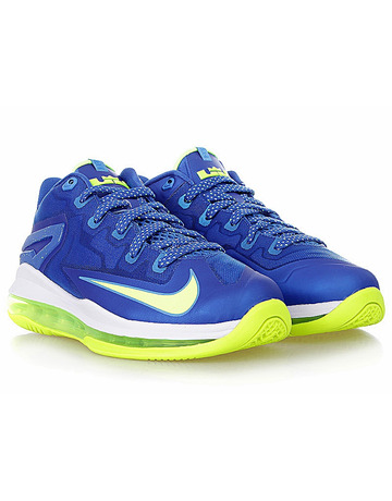 Air Max Lebron XI Low GS "Sprite Volt" Niño (400/Azul/Volt/Blan)