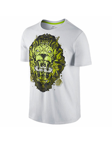 Camiseta Lebron Lion (100/blanco/verde)