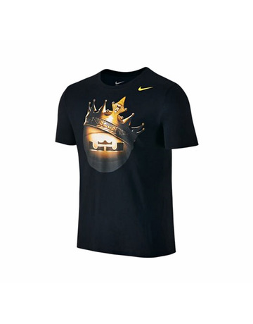 Camiseta Lebron Crown Ball (010/negro/oro)