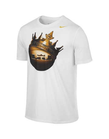 Camiseta Lebron Crown Ball (100/blanco/oro)