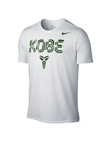 Camiseta Kobe Pattern (100/blanco/verde)