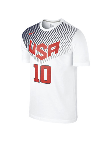 Camiseta Nike USA #10# Kyrie Irving (101/blanco/rojo/navy)