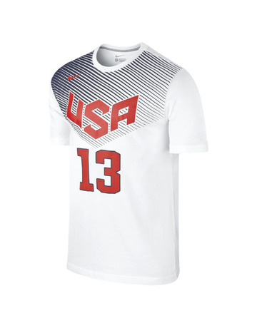 Camiseta Nike USA #13# James Harden (102/blanco/rojo/navy)
