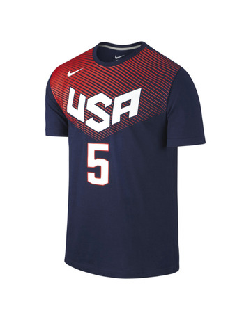 Camiseta Nike USA #5# Kevin Durant "Navy" (453/navy/rojo/blanco)