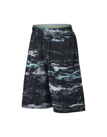 LeBron Short Ultimate Elite (043/platino/verde/negro)