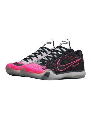 Kobe X Elite Low "Mambacurial" (010/Black/wolf grey/pink fish)