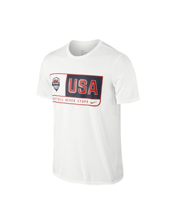 Nike Camiseta USAB "Río 16" (100/white)