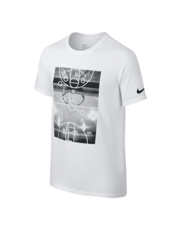 Nike Camiseta Niñ@ Dress To Play (100/blanco/negro)