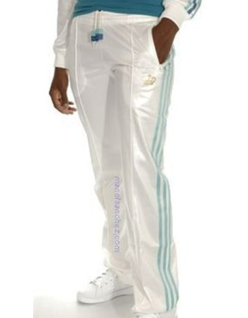 Adidas Pantalon Missy Elliot BL Logo TP Mujer (blanco/esmeralda)