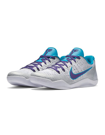Kobe XI "Draft Day" (154/white/court purple/blue lagoon)