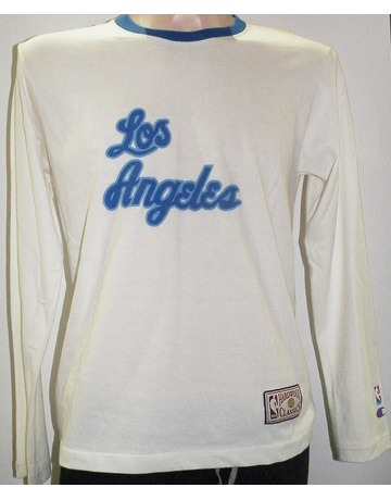 Champion M/L Camiseta Angeles Lakers (blanco/azul)